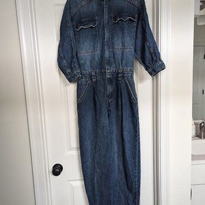 Denim Free People Jumpsuit Size XS